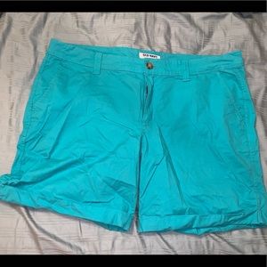 Old navy turquoise Bermuda shorts